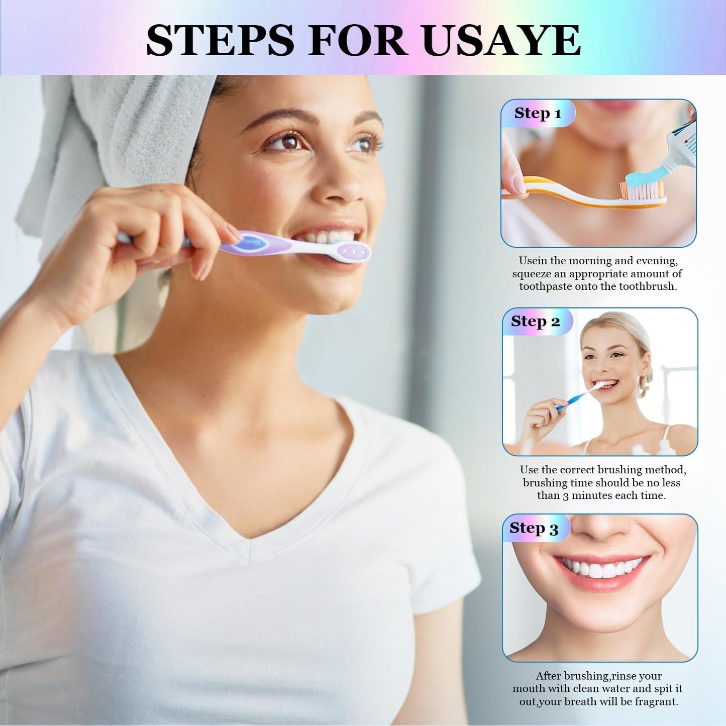 2PCS Niacinamide Toothpaste, Niacinamide Whitening Toothpaste, Niacinamides Intensive Whitening Toothpastes, Fresh Breath, Remove Tooth Stains