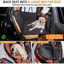 Dog Car Seat Cover Waterproof Pet Dog Carriers Travel Mat Hammock For Small Medium Large Dogs Car Rear Back Seat Safety Pad